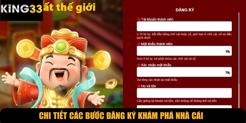 Chi tiết các bước đăng ký khám phá nhà cái